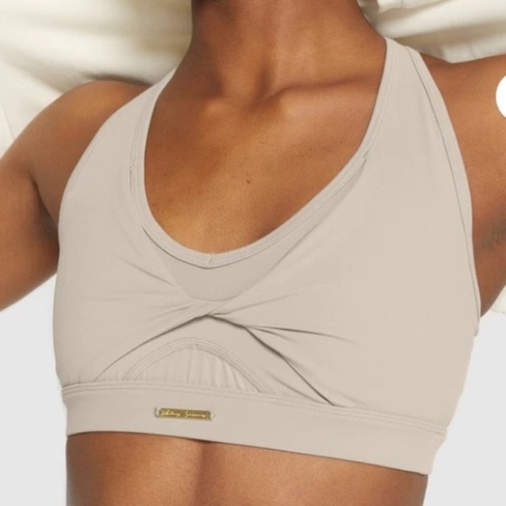 Gymshark Whitney Simmons Mesh Sports Bra Mink
